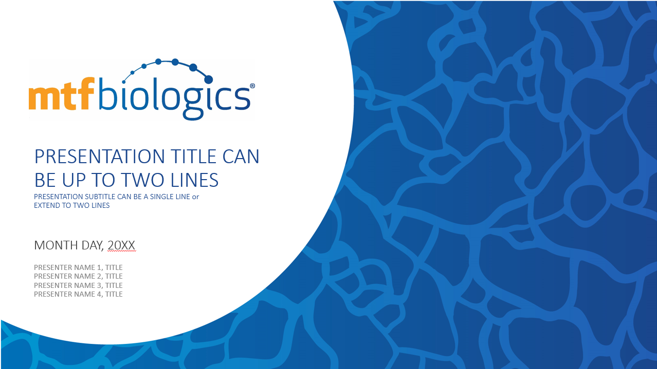 MTF Biologics Evergreen PPT